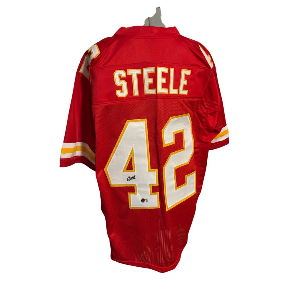 Carson Steele Signed Kansas City Chiefs Jersey